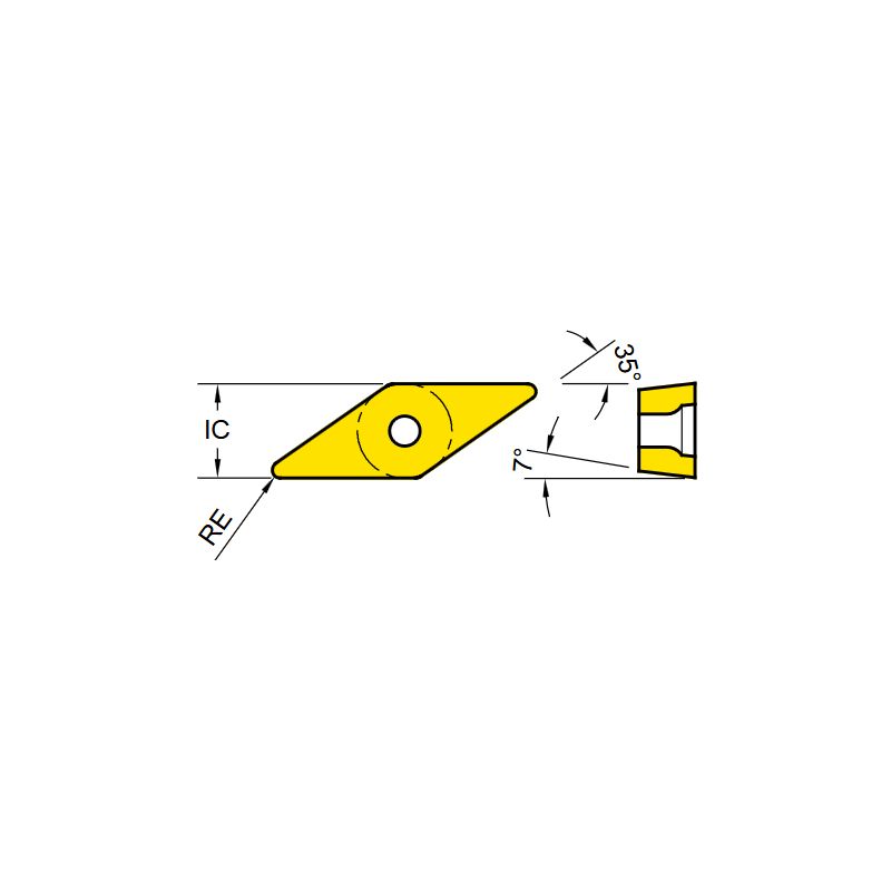 Pločica VCMT 110304-MF-YG213, YG-1 Cijena