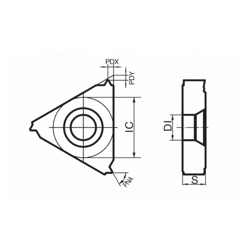 Pločica za unutarnji navoj 16IR100ISO WS5225, Hardstone Cijena