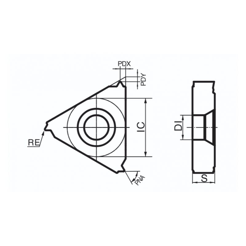 Pločica za unutarnji navoj 16 IRAG60 HS5225, Hardstone Cijena