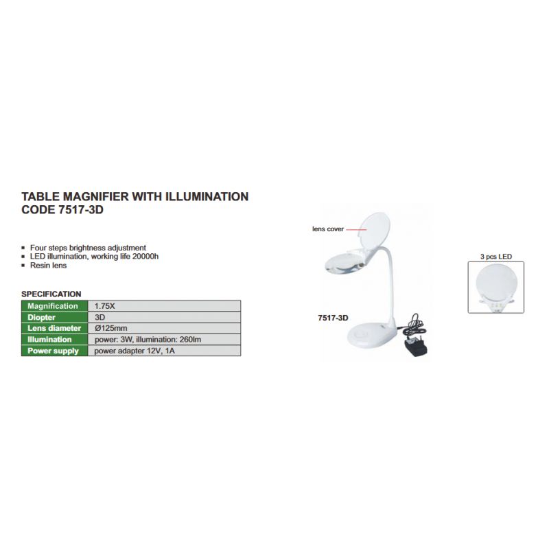 Povećalo stolno, Insize Cijena