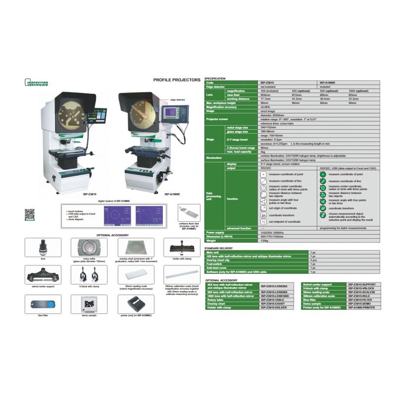Profil projektor, ISP-Z3015, Insize Cijena