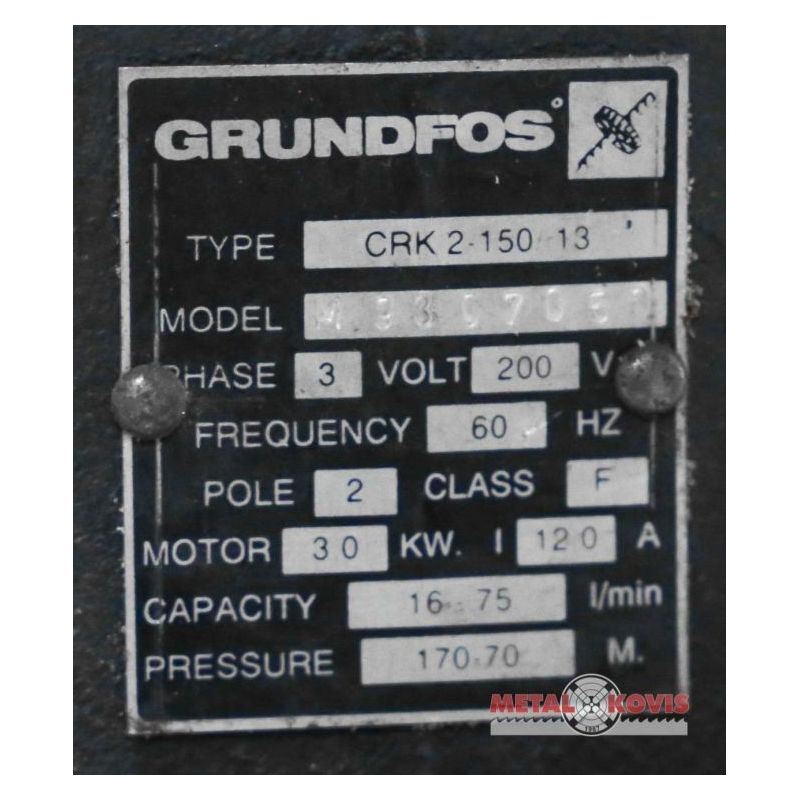 Pumpa GRUNDFOS CRK 2-150 13 Cijena