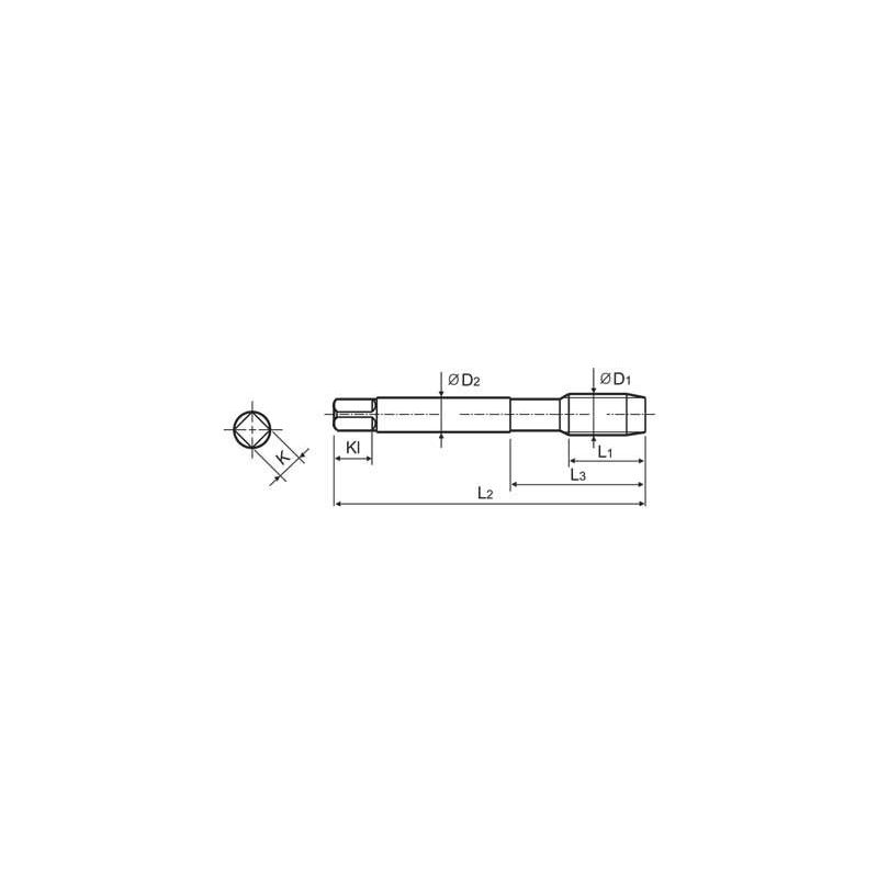 Ravni strojni ureznik, MF18x1 HSS-PM DIN374/B, YG-1 Cijena