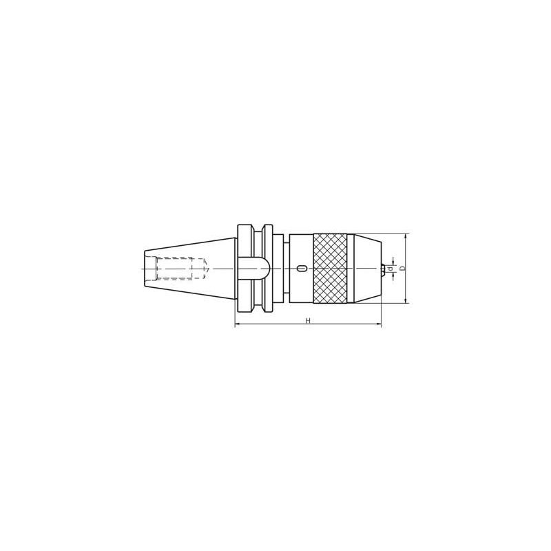 Samostezna glava (Borfuter) 3-16 mm Integrirana na BT40, Kintek Cijena