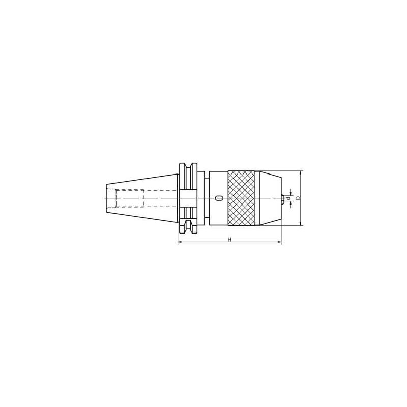 Samostezna glava (Borfuter) 3-16 mm Integrirana na SK40, Kintek Cijena