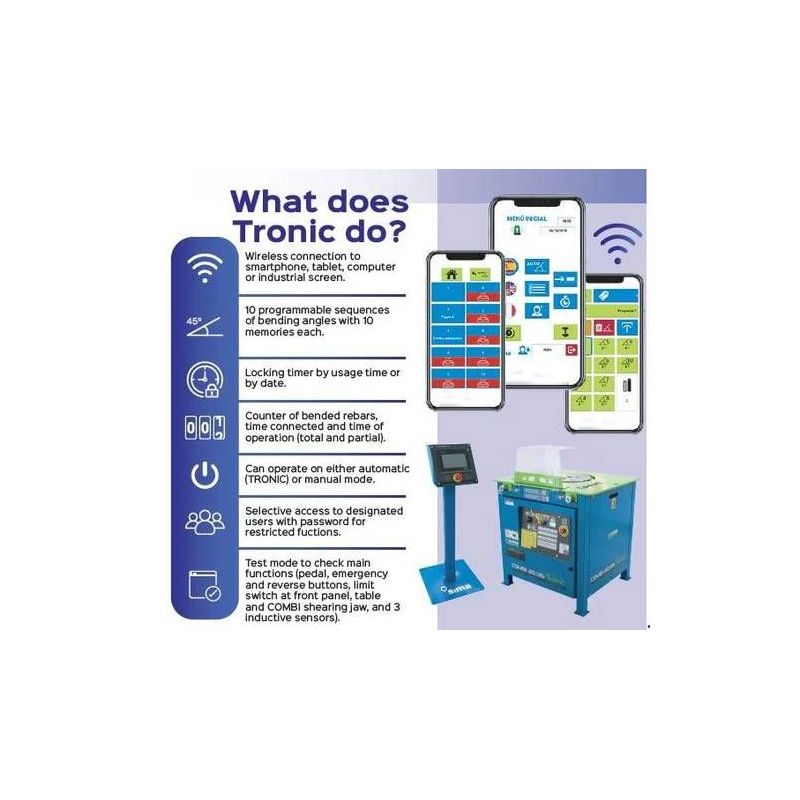 Savijačica i škare armaturnog željeza COMBI TRONIC 36/52 3 kW, Sima Cijena
