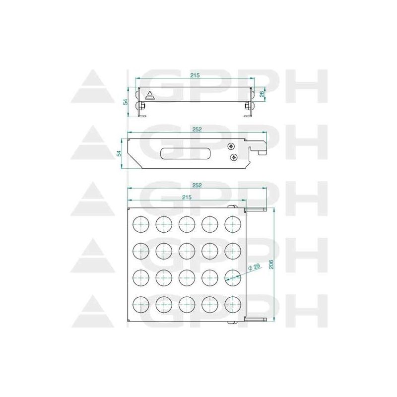 Stalak za pinove, Ø28 mm, PLUS, GPPH Cijena