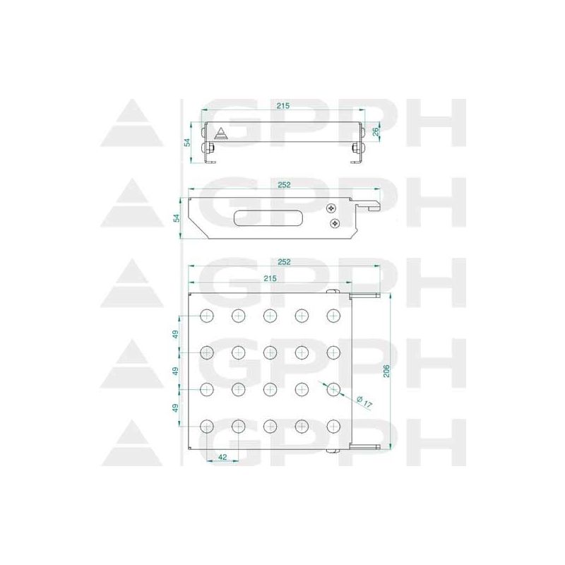 Stalak za pinove, Ø28 mm, PLUS, GPPH Cijena