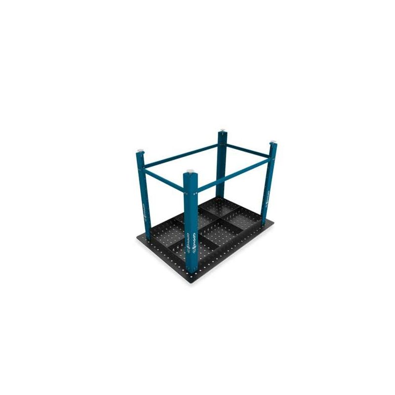 Stol za zavarivanje 1200x800 mm, 2D, Nitrirani, D16 mm, 50x50 mm, GPPH DIY Cijena