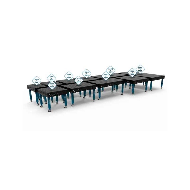 GPPH PLUS Welding table on foot 2000x1000 mm fi 28 mm 100x100 grid Price