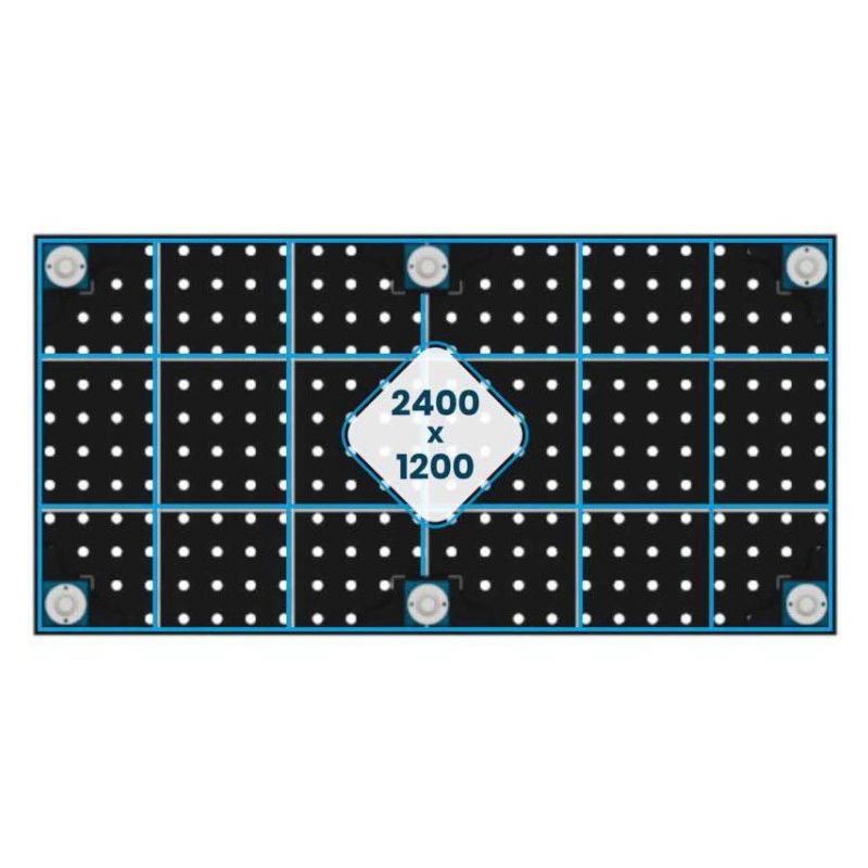 Stol za zavarivanje 2400x1200 mm, 3D, Nitrirani, D28 mm, 100x100 mm, s kotačima, GPPH PLUS Cijena