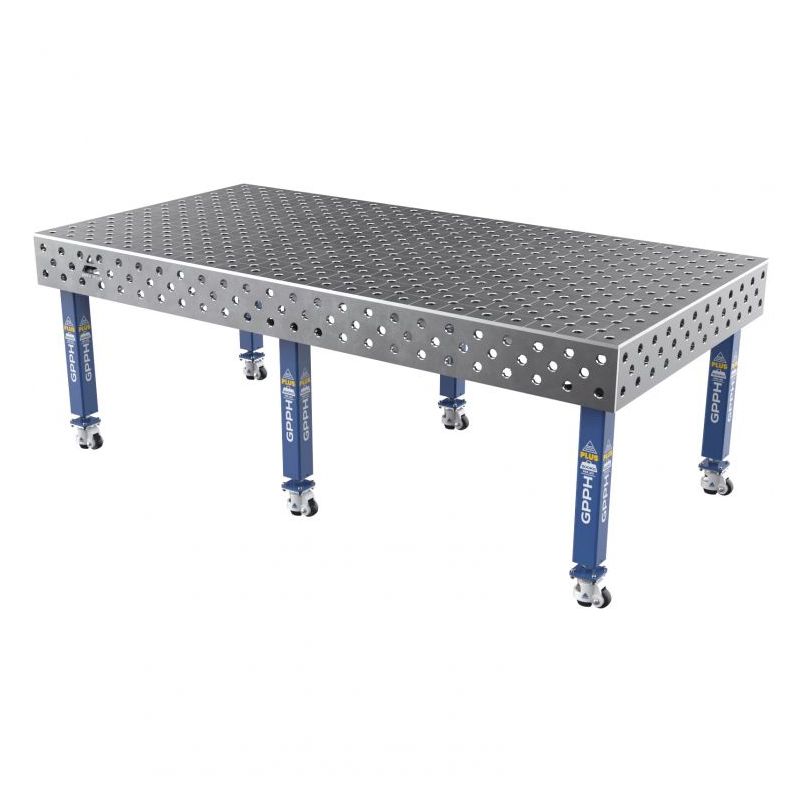 Stol za zavarivanje PLUS 2400x1200 mm, 3D, D28 mm, D-GRID, na kotačima, GPPH Cijena