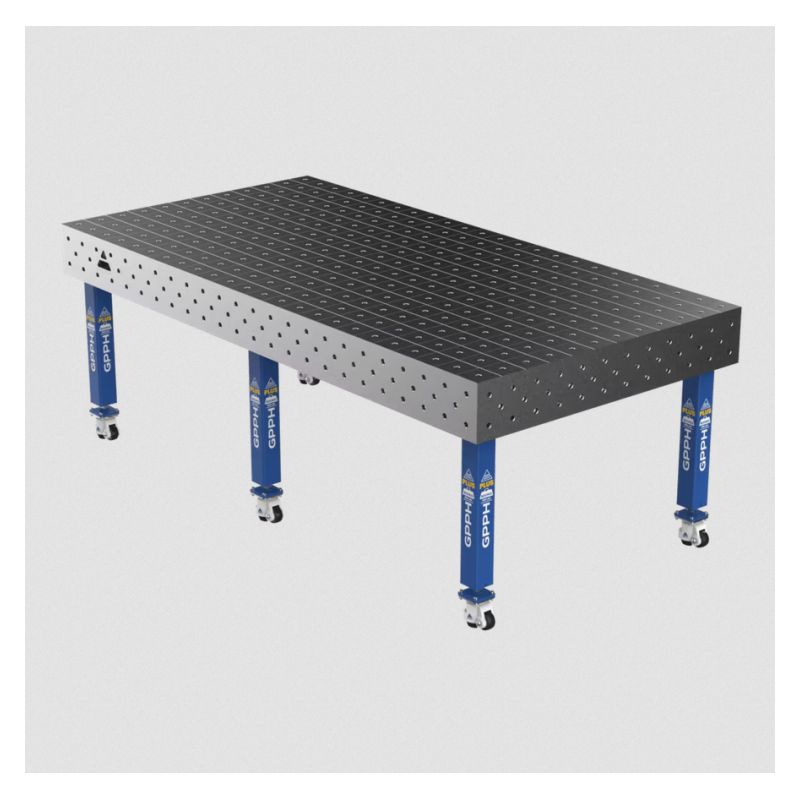 Stol za zavarivanje PLUS 2400x1200, 3D, D16mm, 50x50mm, na kotačima Cijena