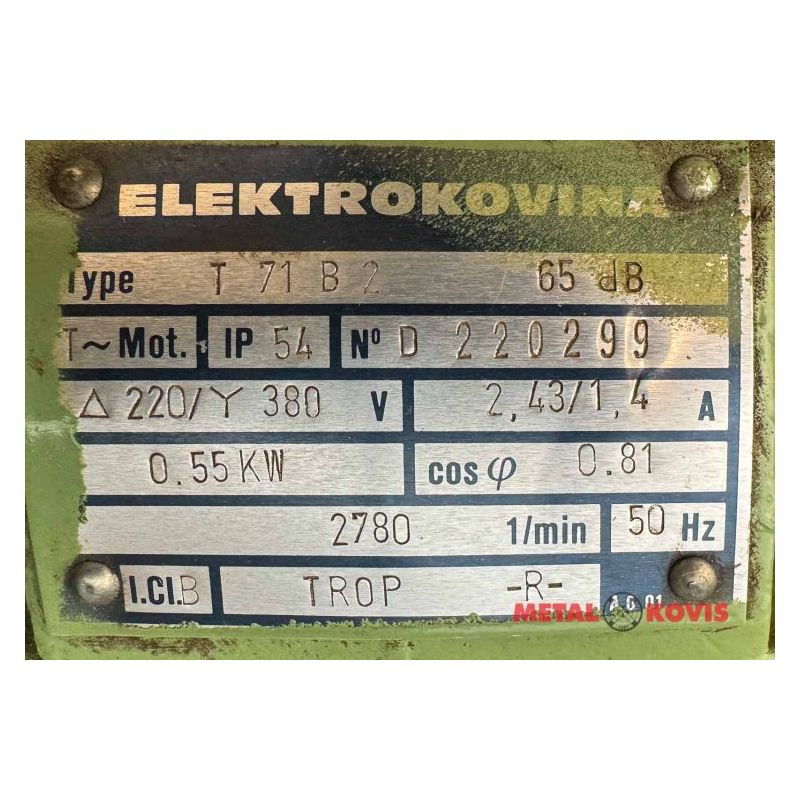 Štos glava s motorom za glodalicu Prvomajska G-01, G-05, G-06 Cijena