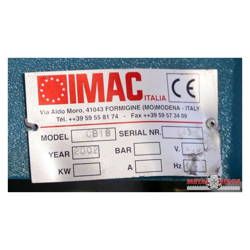 Stroj za skidanje ruba IMAC CB18 Price