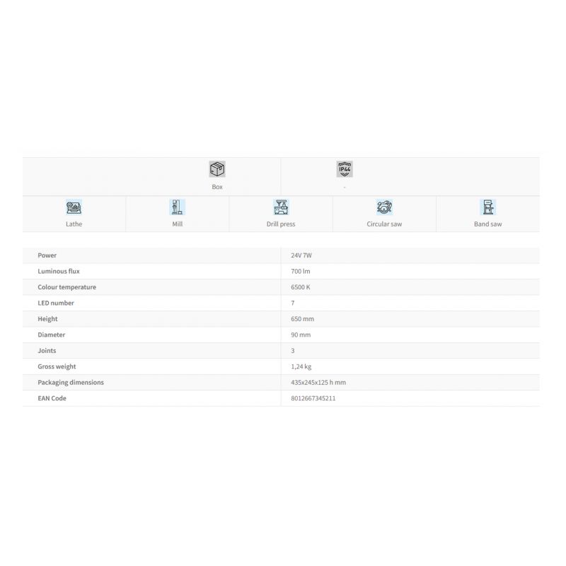 Svjetiljka LED 12-24 V, 7 W, L=650 mm Cijena