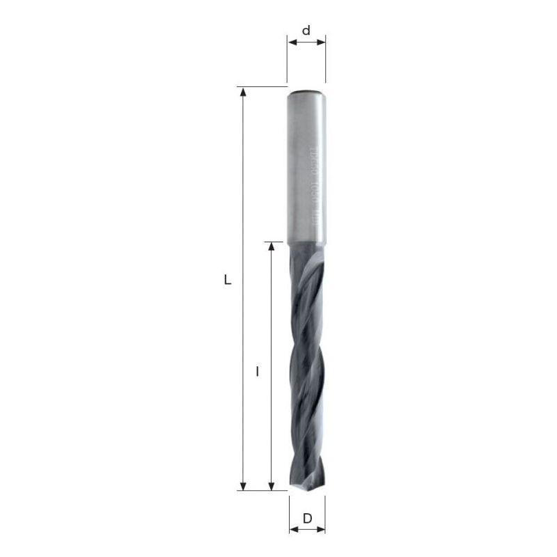 Micrograin Carbide Drills TD650 0190 KP60, 5xD, BFT Burzoni Price