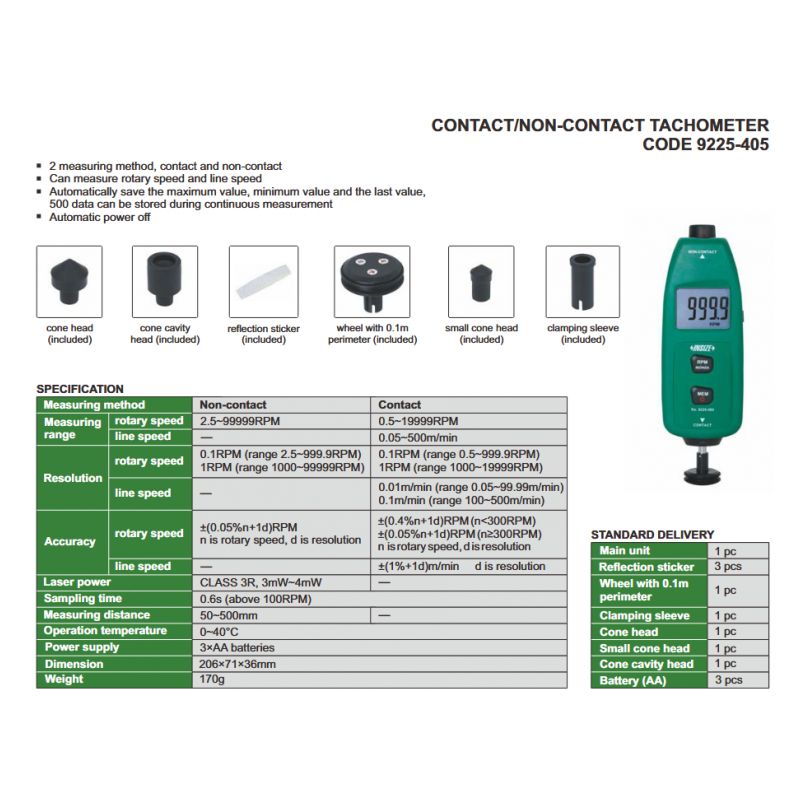 Tahometar, Insize Cijena