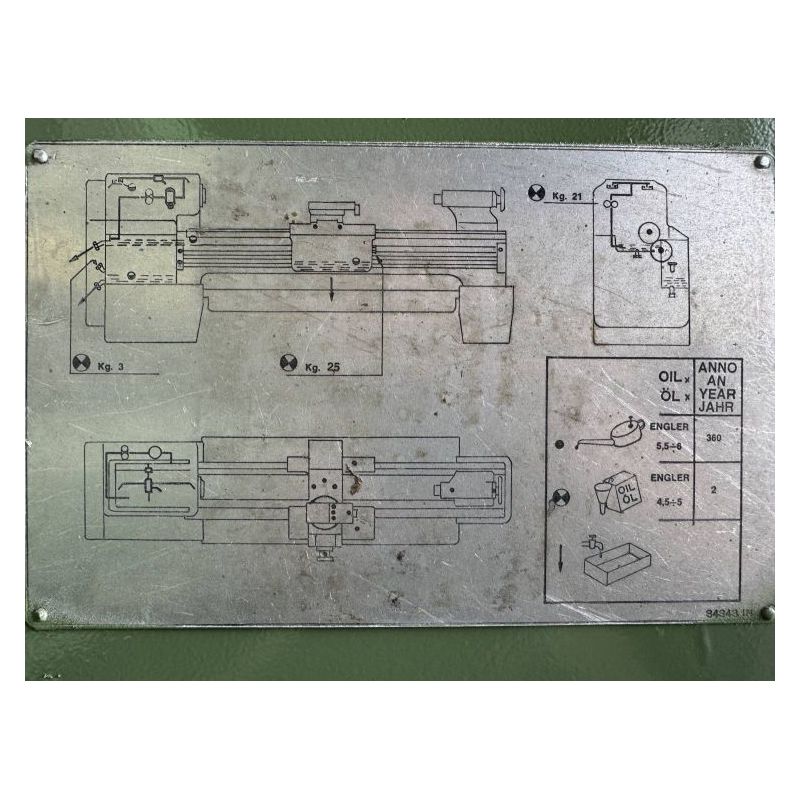 Tokarski stroj ADA Potisje PA-B 30, 30x1600mm, s priborom Cijena