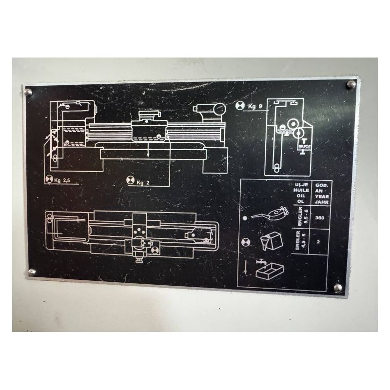 Tokarski stroj Potisje ADA PA 631P x 2000 mm Cijena