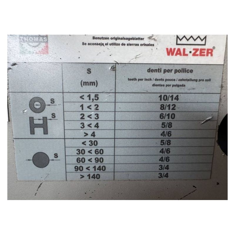 Tračna pila THOMAS ZIP 30 DA, kao nova Cijena