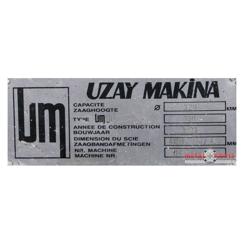 Tračna pila Uzay Makina Ø320 Cijena