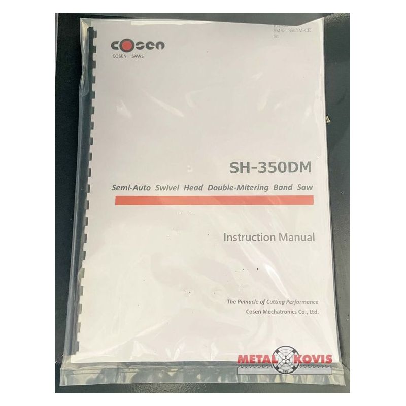 Tračna pila za metal SH-350M, Cosen Cijena