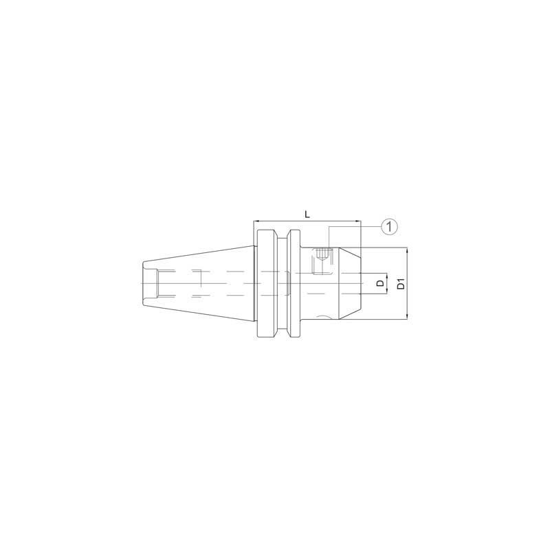 Trn glodaći BT40/W25, L=63 mm, Kintek Cijena