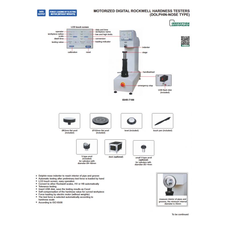Uređaj za ispitivanje tvrdoće, digitalni, automatski, Insize Cijena