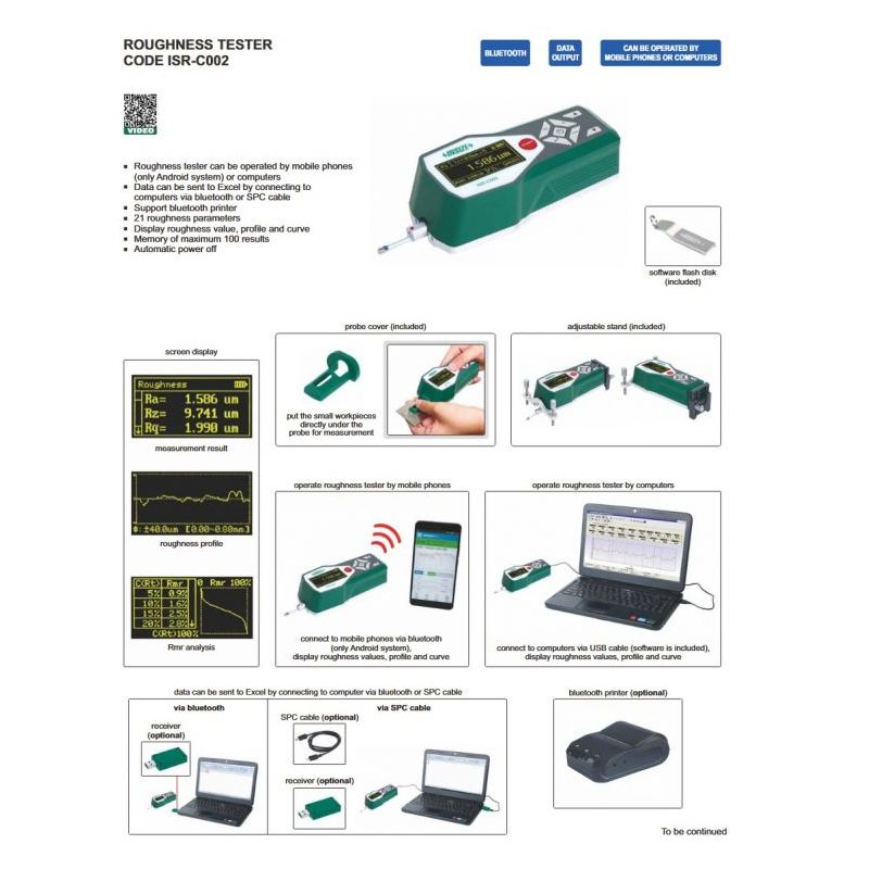 Uređaj za mjerenje hrapavosti ISR-C002, Insize Cijena