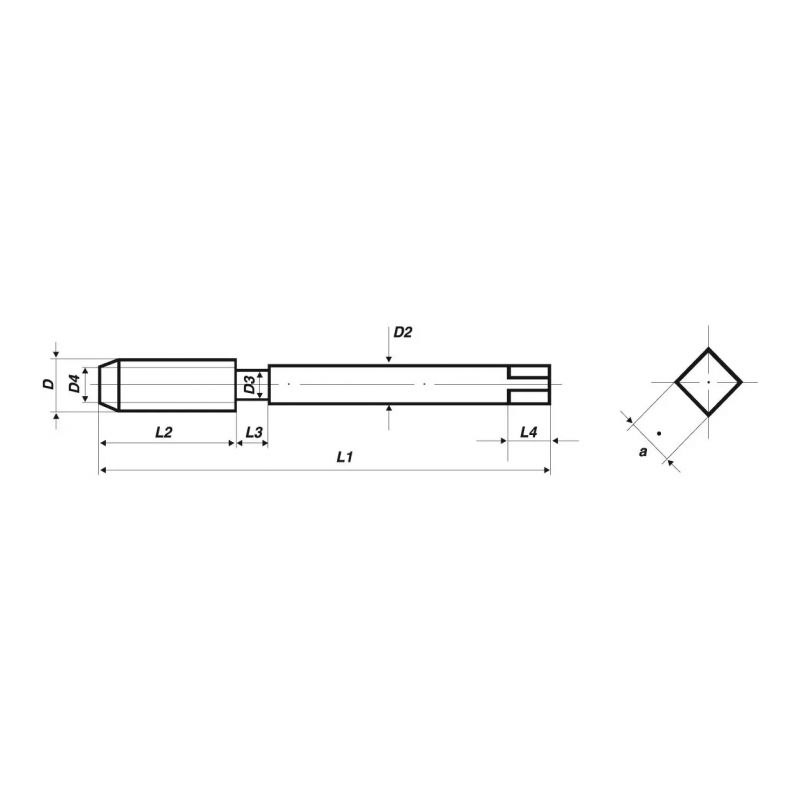 Ureznik strojni ravni MF25x1.5 DIN 374/B HSS-E, Völkel Cijena