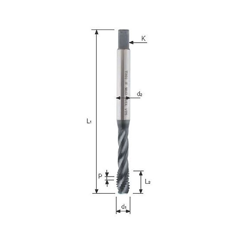 Ureznik strojni spiralni M2x0,4 HSSE, BFT Burzoni Cijena