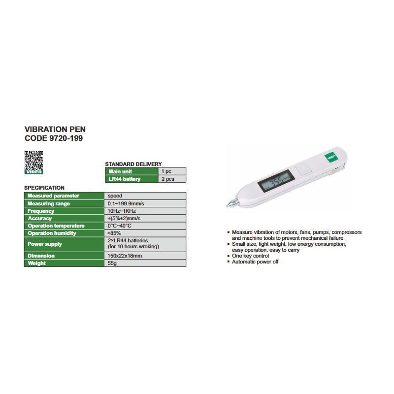 Vibrometar olovka, Insize Cijena