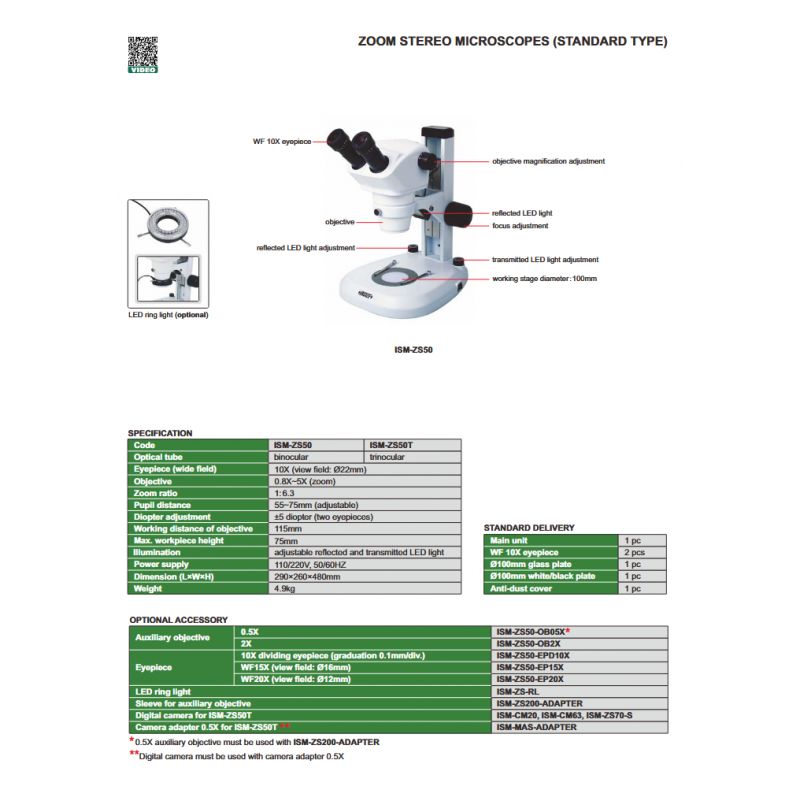 ZOOM Stereo Mikroskop, Insize Cijena