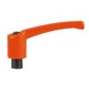 Clamp levers with male thread WRK - M6-44 mm, Link
