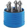 6-dijelni set upuštača, 6,3-20,5 mm, HSS-Co5%, DIN 335C, 90°, ZPS