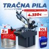 SET Tračna pila CY300 + Listovi pile + Ulje za emulziju