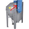 Motor for dust collector of 0601 sandblast cabinet