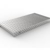 Pokrov inox za stol za zavarivanje PLUS 2400X1200 mm, 3D, D28 mm, 100x100 mm