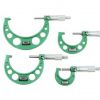 Mikrometar - vanjski - 0-100 mm, 0,01 mm, četverodijelni set, Insize